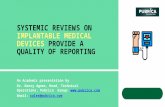 Systemic reviews on implantable medical devices provide a quality of reporting – Pubrica