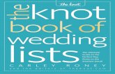 EBOOK The Knot Book of Wedding Lists: The Ultimate Guide to the Perfect Day, Down to the Smallest Detail