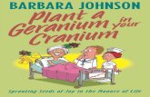 BEST BOOK Plant a Geranium in Your Cranium