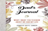 TOP Dad's Journal: What I Want You to Know About Me and My Life