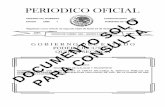 DOCUMENTO SOLO PARA CONSULTA - Oaxaca · 2016. 9. 1. · no. 32 tomo sumario secretarÍa de vialidad y transporte acuerdo.- por el que se determina la tarifa aplicable al servicio