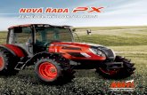 NOVÁ ŘADA - Montitechmontitech.cz/wp-content/uploads/PX30-prospekt.pdf · 2017. 2. 22. · Traktory řady PX mají dva externí hydraulické válce TBZ, což navyšuje sílu zdvihu
