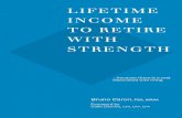 BEST BOOK Lifetime Income to Retire with Strength: ...because there is a cost associated with living.