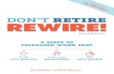EBOOK Don't Retire, REWIRE!, 3E: 5 Steps to Fulfilling Work That Fuels Your Passion, Suits Your Personality, and