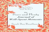 EBOOK The Peace and Plenty Journal of Well-Spent Moments