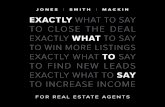 Exactly What to Say: For Real Estate Agents