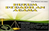 H. A. Khisni, S.H., M.H.research.unissula.ac.id/file/publikasi/210389017/7866...ii Perpustakaan Nasional Katalog Dalam Terbitan (KDT) ISBN. 978-602-8420-63-1 Hukum Peradilan Agama