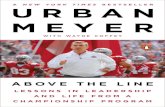 EBOOK Above the Line: Lessons in Leadership and Life from a Championship Program