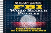 TOP Brian Games - FBI Word Search Puzzles: Real Stories of Crimes Solved (Brain Games)