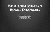 Kompetisi Muatan Roket Indonesia - Universitas Brawijaya · 2012. 10. 20. · A.3.2. Roket dapat dibekali dengan sistem aktuator aktif FIN untuk kendali stabilitas. Jadi sifatnya