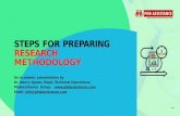 Steps for Preparing Research Methodology - Phdassistance