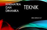 KINEMATIKA DAN TEKNIK DINAMIKA - Gunadarmamuchlis07.staff.gunadarma.ac.id/Downloads/files... · DINAMIKA TEKNIK ABDUL MUCHLIS, ST., MT. PENDAHULUAN •Mekanisme adalah sebuah mesin