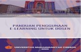 PANDUAN PENGGUNAAN E-LEARNING UNTUK DOSEN · 2020. 11. 4. · Panduan Penggunaan e-Learning untuk Dosen Universitas Muhammadiyah Cirebon TIM PJJ-2020 Menu Participants adalah menu