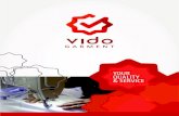 Vido Garment · 2021. 1. 20. · rekanan konveksi Vido Garment yang selalu memberikan hasil yang tidak pernah mengecewakan & bisa dijanjikan untuk on time nya sehingga PAA Indonesia