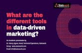 What are the Different Tools in Data-Driven Marketing?