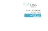 FERIA FITUR MADRID - murciaturistica.es · 2016. 4. 29. · FERIA FITUR MADRID – Del 20 al 24 Enero 2016 3 2. Datos relativos al stand Costa Cálida Región de Murcia. El stand