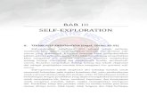 BAB III - UKSW · 2020. 1. 7. · BAB III SELF-EXPLORATION A. TEKNIK SELF-EXPLORATION (Engel, 2014a: 42-52) Self-exploration (eksplorasi diri) sebagai teknik pertama, membantu klien