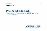 PC Notebook - Asus ... Panduan Pengguna Elektronik PC Notebook 7 Tentang panduan pengguna ini Panduan ini memberikan informasi mengenai fitur perangkat keras dan perangkat lunak dari