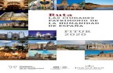 FITUR 2020 - Eivissa · 2020. 1. 20. · la Ciencia y la Cultura Ruta LAS CIUDADES PATRIMONIO DE LA HUMANIDAD DE ESPAÑA FITUR 2020. ... Pabellón 7 Castilla-La Mancha, stand 7B06