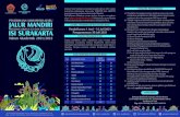 PENERIMAAN MAHASISWA BARU JALUR MANDIRI notifikasi via … · 2021. 3. 9. · PENERIMAAN MAHASISWA BARU JALUR MANDIRI PROGRAM SARJANA (S1) DAN DIPLOMA-IV ISI SURAKARTA Tahun Akademik