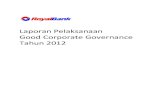 Pelaksanaan Good Corporate Governance Tahun 2012 · 2021. 1. 28. · Direksi memiliki Pedoman dan Etika Kerja yang bersifat mengikat ... g. Direksi menyediakan data dan informasi
