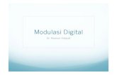 Modulasi Digitalrisanuri/v01/wp-content/uploads/2009/...- ASK - FSK - PSK - QAM Modulasi Digital Modulasi digital merupakan proses penumpangan sinyal digital ke dalam sinyal pembawa.