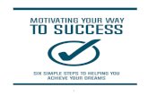 Motivating your way to Success in your life