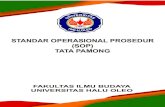 STANDAR OPERASIONAL PROSEDUR (SOP) TATA PAMONG · 2020. 10. 21. · Standar Operasional Prosedur (SOP) ini bertujuan untuk memberikan penjelasan mengenai Prosedur pemilihan Ketua