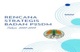 BADAN P2SDM STRATEGIS RENCANA - BP2SDM-LHK