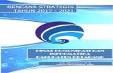 RENCANA STRATEGIS TAHUN 2017 - 2021