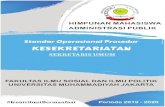 STANDAR OPERASIONAL PROSEDUR I. SURAT MENYURAT II ...