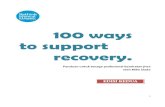 100 ways to support - Research Into Recovery