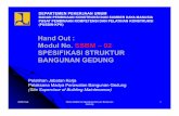 Hand Out : Modul No. SSBM – 02 SPESIFIKASI STRUKTUR ...