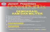 Vol.14, No.2, Desember 2017 DEMOKRASI, HAM DAN MILITER
