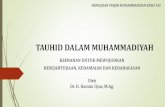 TAUHID DALAM MUHAMMADIYAH - tarjih.or.id