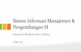 Sistem Informasi Manajemen & Pengembangan SI