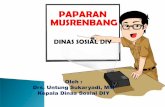 Oleh : Drs. Untung Sukaryadi, MM Kepala Dinas Sosial DIY