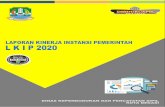 LAPORAN KINERJA INSTANSI PEMERINTAH TAHUN 2020