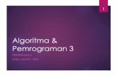 Algoritma & Pemrograman 3 - Gunadarma