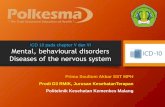 ICD 10 pada chapter V dan VI Mental, behavioural disorders