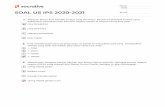 SOAL US IPS 2020 -2021 Score - mson.yolasite.com