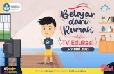 BELAJAR dari RUMAH Melalui TV Edukasi 3 - 7 Mei 2021