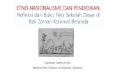 Refleksi dari Buku Pelajaran Sekolah Dasar di Bali Zaman ...