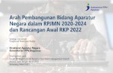 Arah Pembangunan Bidang Aparatur Negara dalam RPJMN 2020 ...