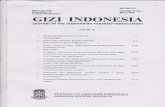 ISSN 0436-0265 GIZI INDONESIA - IPB Repository