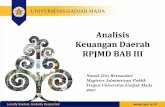 Analisis Keuangan Daerah RPJMD BAB III