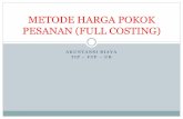 METODE HARGA POKOK PESANAN (FULL COSTING)