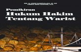 PEMIKIRAN HUKUM HAKIM TENTANG WARIST