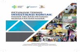 PETUNJUK TEKNIS INVESTIGASI KONTAK - TB Indonesia