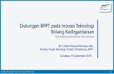 Dukungan BPPT pada Inovasi Teknologi Bidang Kedirgantaraan